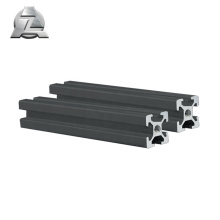Slot de t de alumínio anodizado preto 2020 para quadros de máquina